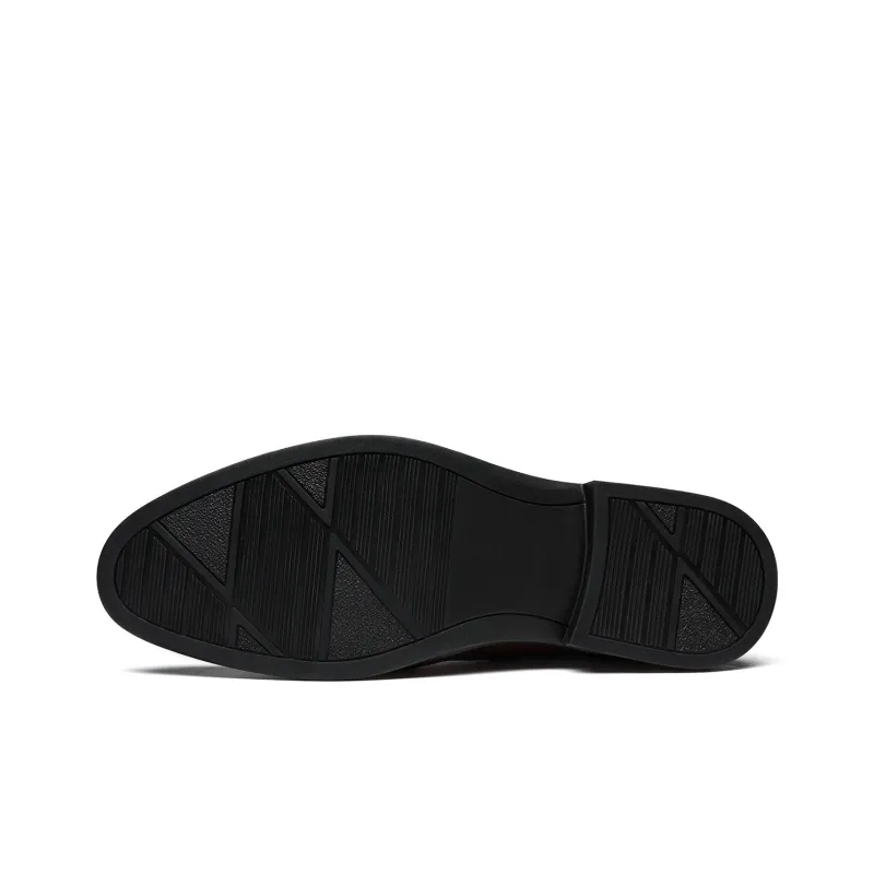 CHINT Dress Shoes Men Low Top Black-14