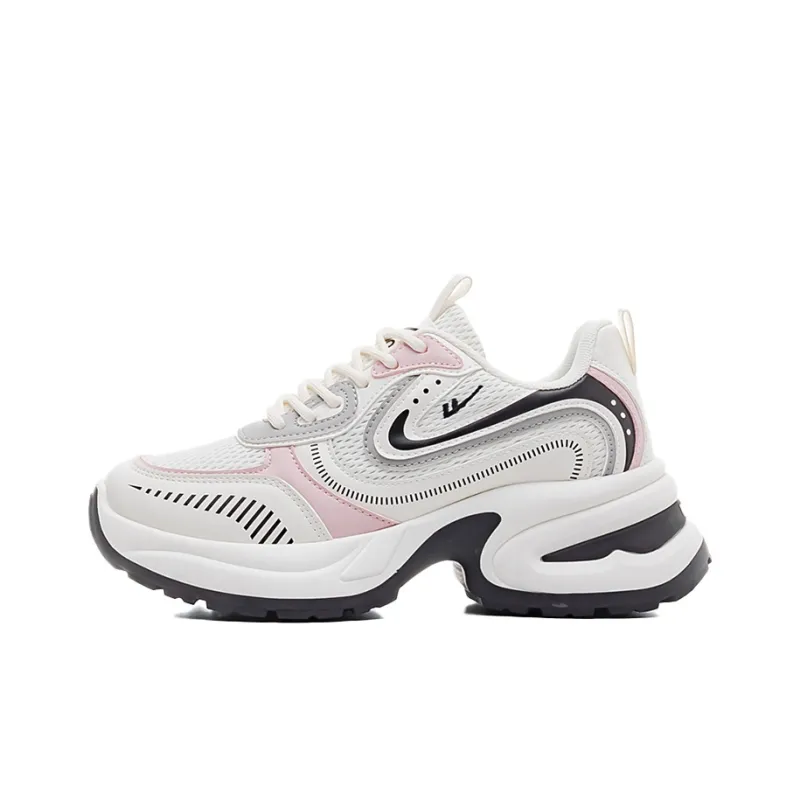 WARRIOR Chunky Sneakers Women's Low Top Black-0