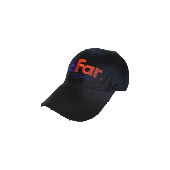 FARFROMWHAT Cotton Baseball Caps Men's Black