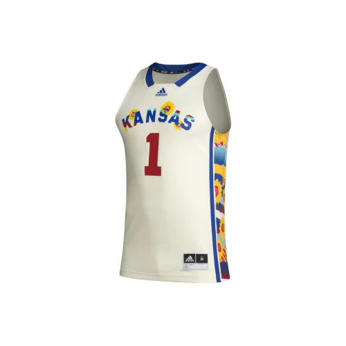 Adidas Basketball Jerseys Men Cream White