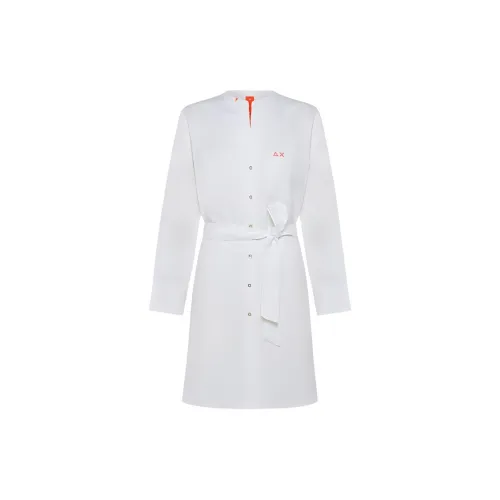 SUN 68 Long-Sleeved Dresses Women's White