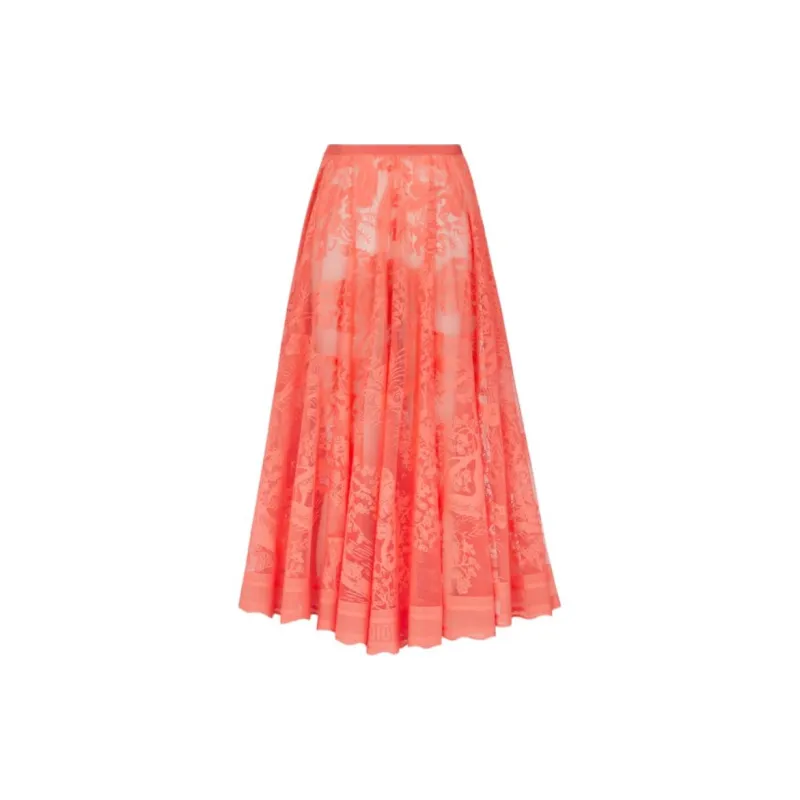 DIOR DIORiviera Flared Midi Skirt-1