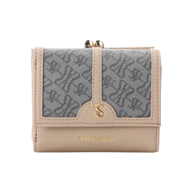 SAMANTHA THAVASA Polyester Wallet Women's Plain Fabric Color-0