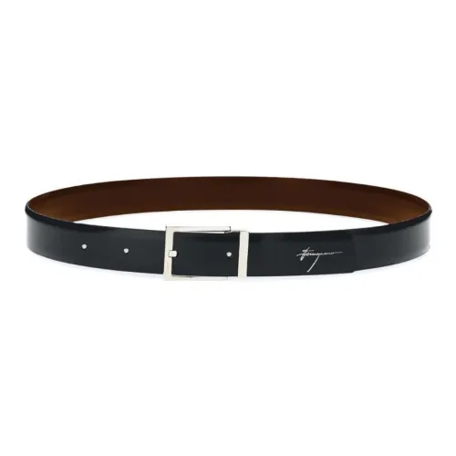 Ferragamo Logo-engraved-buckle Reversible Leather Belt