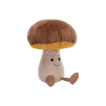 JELLYCAT Fun Food Collection Umbrella Mushroom Sprout Large Size Dolls Plush Doll 25cm Height In Sitting Posture