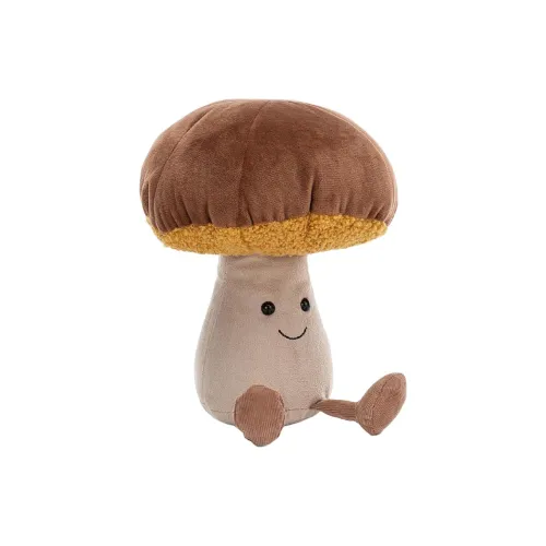 JELLYCAT Fun Food Collection Umbrella Mushroom Sprout Large Size Dolls Plush Doll 25cm Height In Sitting Posture
