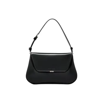 AMINA MUADDI Spazzolato Leather Shoulder Bag