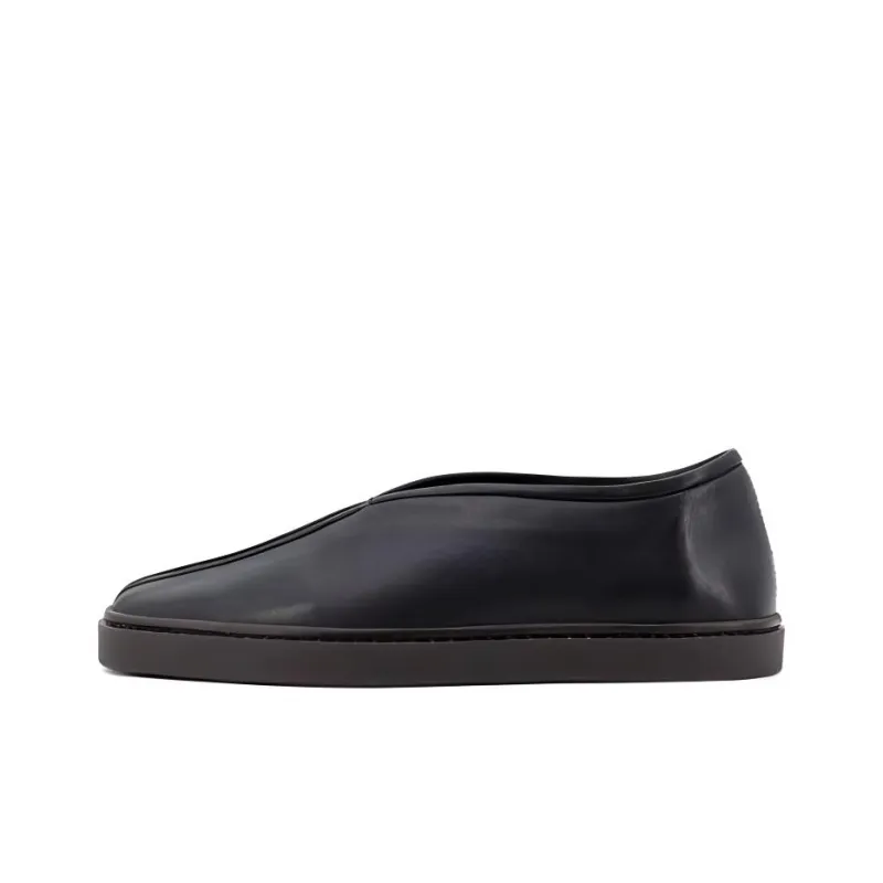 Lemaire Piped Leather Sneakers-0