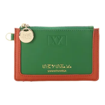 SAMANTHA THAVASA HUNTER×HUNTER Collaboration Synthetic Leather Wallet Women's Green