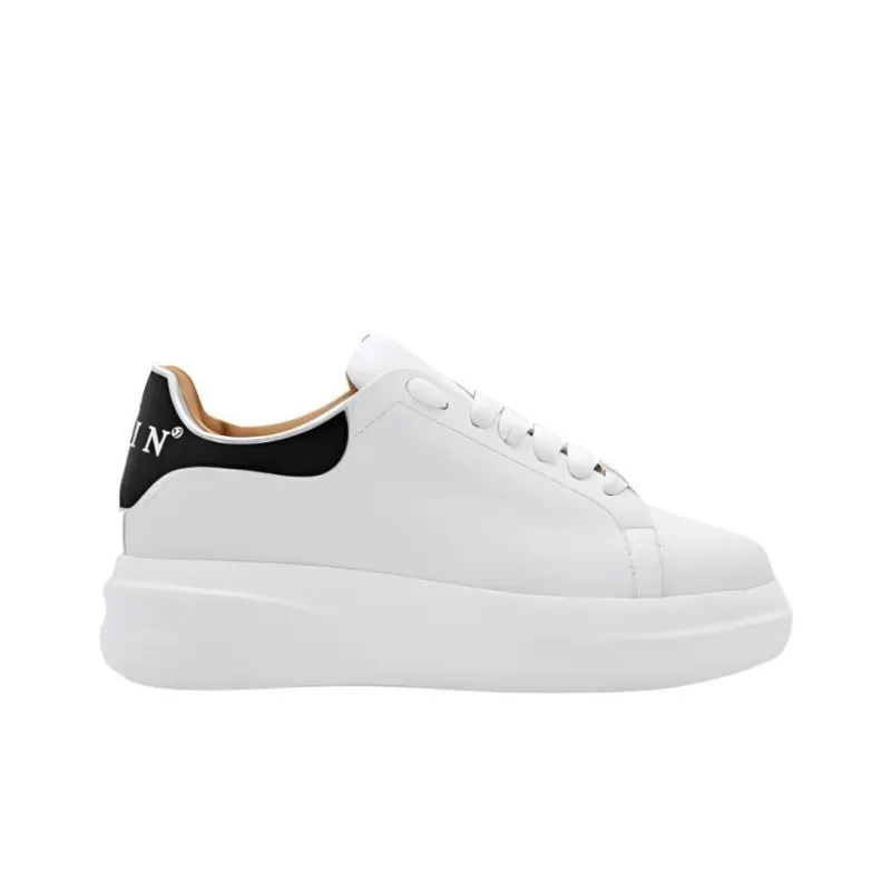 PHILIPP PLEIN Lace-up Leather Sneakers-1