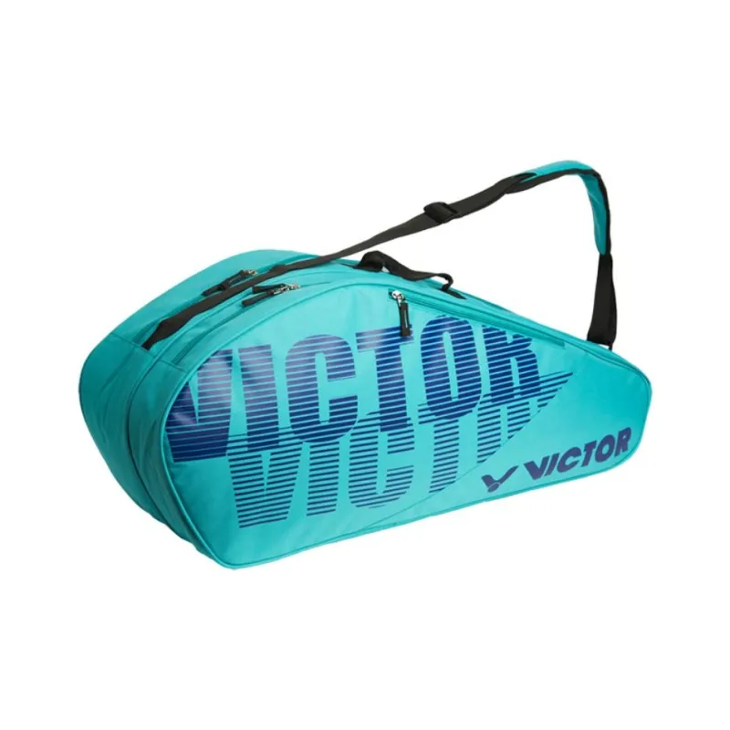 VICTOR Club Series Polyester Handheld Storage Bag Unisex Ceramic Green With Midnight Blue-0