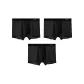 3 Pack (Black+Black+Black)