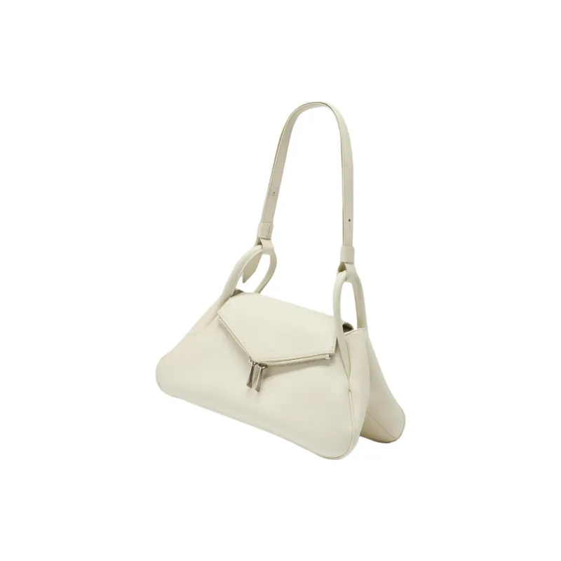 AMINA MUADDI Lambskin Handbag, Shoulder Bag Women's Almond-1