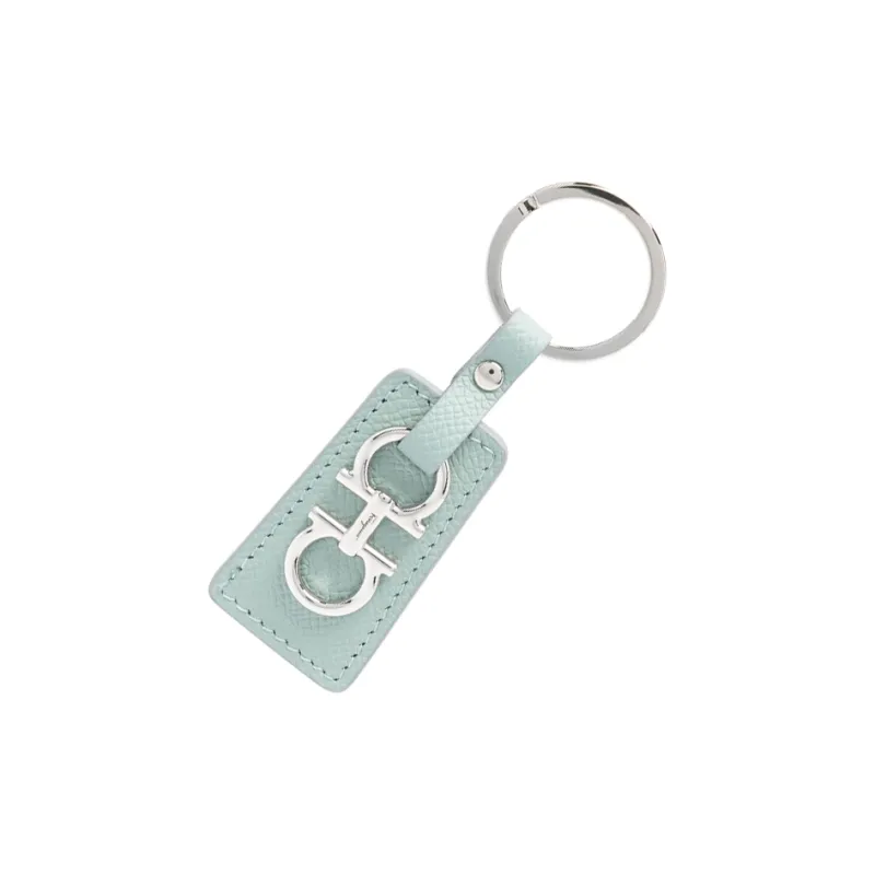 FERRAGAMO Calfskin Keychains Women's Blue-1