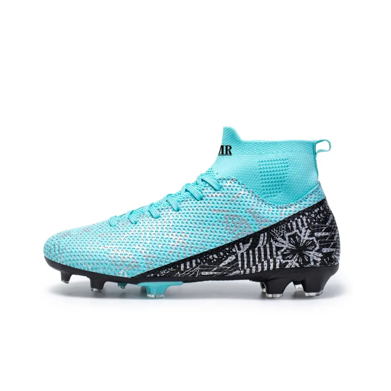 NMR FG Rubber Long Studs TT Rubber Broken Studs Anti Slip Wear Resistant Soccer Shoes Unisex-25