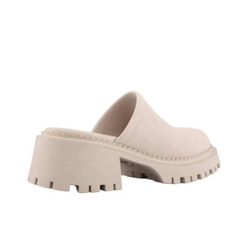 STELLA LUNA Closed Toe Slippers 6cm Women's Beige-4