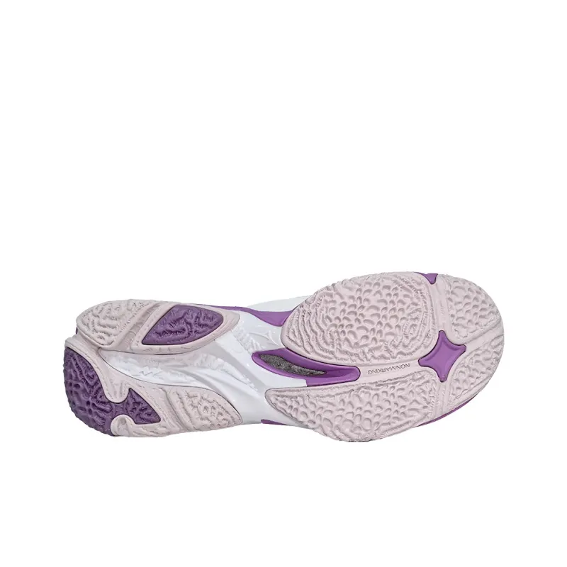 Mizuno Women's Wave Lightning Z8 'White Patrician Purple' Women's-4