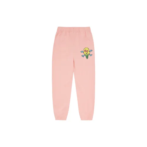 Ice Cream Knitted Sweatpants Unisex Pink