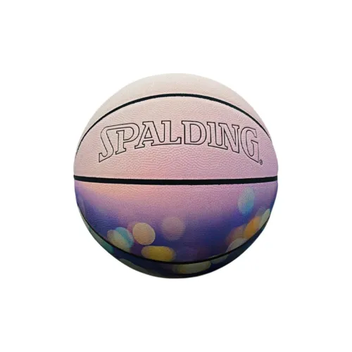 SPALDING Trend Series PU Basketball Pink Purple Size 7 Ball Training Unisex