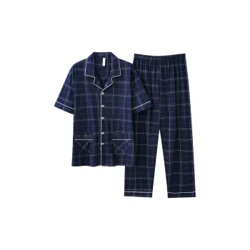 PBENO PD Pajama Set Men's Dark Blue