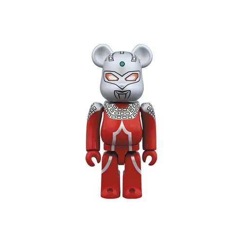 BE@RBRICK Movie Animation Ultraseven+Jin Kuqiao 2 Pack Set Hang Tag Box 100%