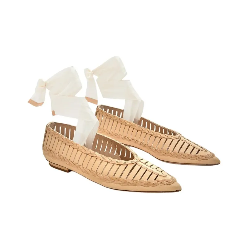 Ulla Johnson Ophelia Casual Single Shoes Women's Beige-3
