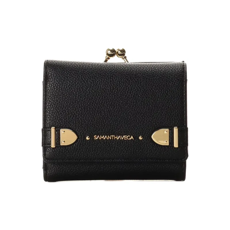 SAMANTHA THAVASA Synthetic Leather Wallet Women's Black-0