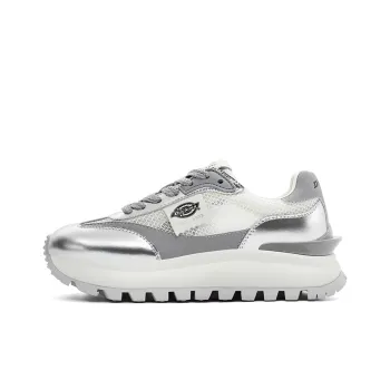 Dickies Low Top Chunky Sneakers Women's Silver