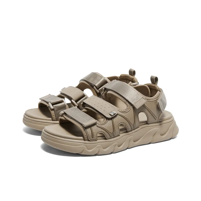 Senda Beach Sandals Men Black/Apricot-8