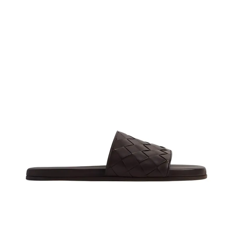 Bottega Veneta Slide Slippers Men's Brown-1