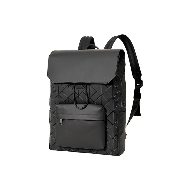 CARTELO PVC Backpack Laptop Bag Backpack Regular Unisex Black-1
