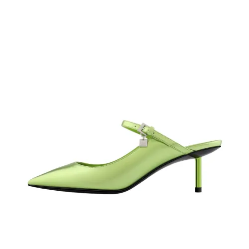 STELLA LUNA Closed Toe Slippers 6.5cm Women's Green