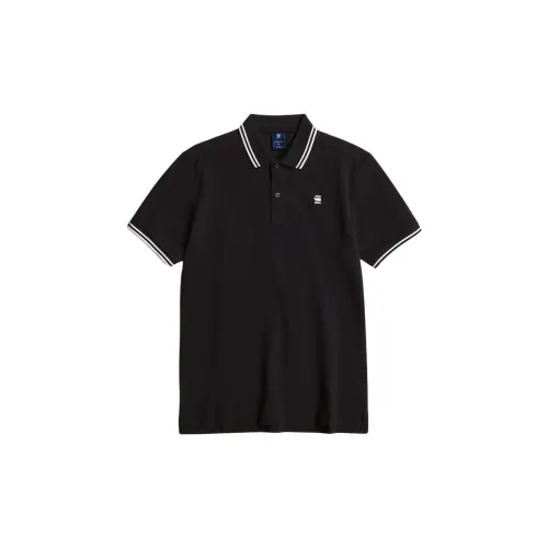 G-STAR RAW Polo Shirts Men Black