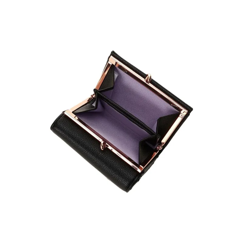 SAMANTHA THAVASA Synthetic Leather Wallet Women's Black-5