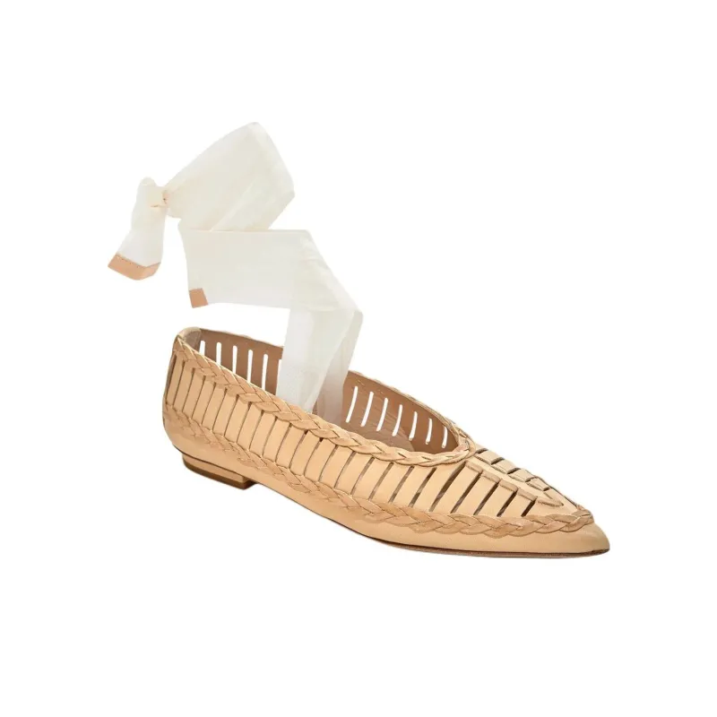Ulla Johnson Ophelia Casual Single Shoes Women's Beige-2