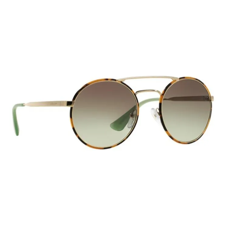 PRADA Round Sunglasses Women's Brown-2