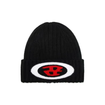 DIESEL Diego C Logo intarsia Beanie