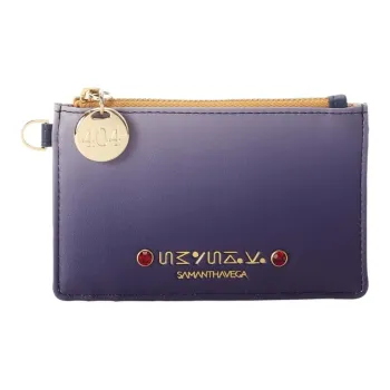SAMANTHA THAVASA HUNTER Encounter Collaboration Synthetic Leather Wallet Women's Blue Purple