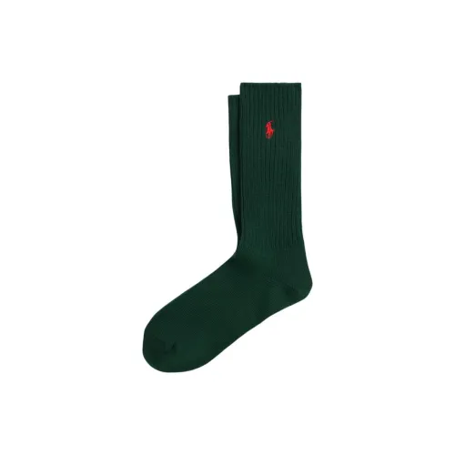 Polo Ralph Lauren SS24 Knee High Socks Men's 1 Pack Dark Green
