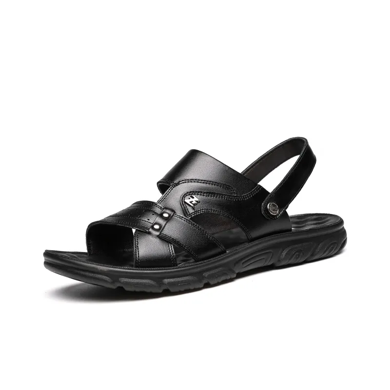 CHINT Beach Sandals Men's Black-1