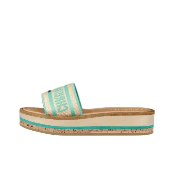 DIOR Dway Slide Slippers 4.5cm Women's Mint Green