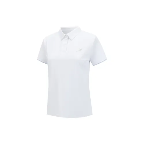 XTEP Polo Shirts Women's Pearl White