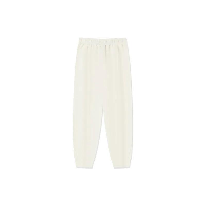 QIAODAN Casual Pants Women's Cream White-1