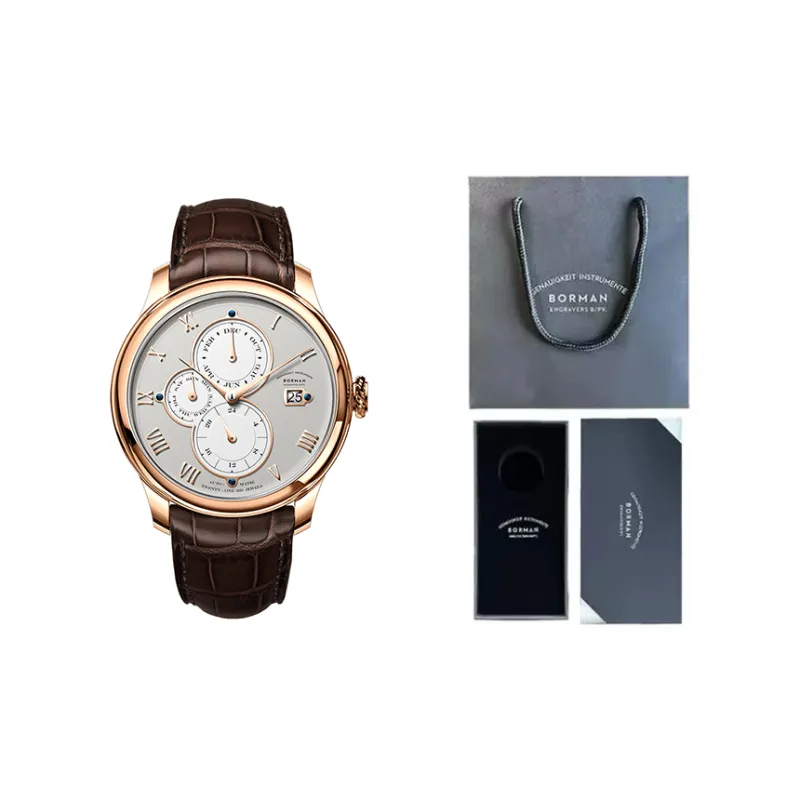 BORMAN Automatic Mechanical Movement Watch Men's Watches Gray Dial-11