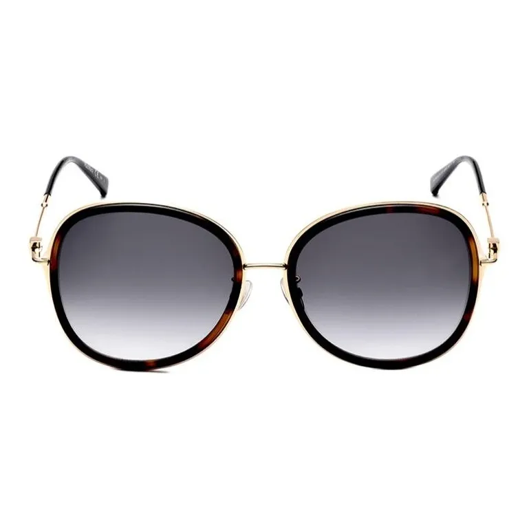 MaxMara Oval Sunglasses Women's Tortoiseshell-1