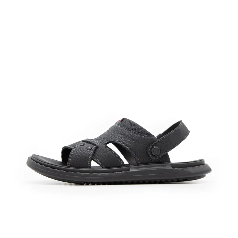 Satchi Beach Sandals Men's Black-0