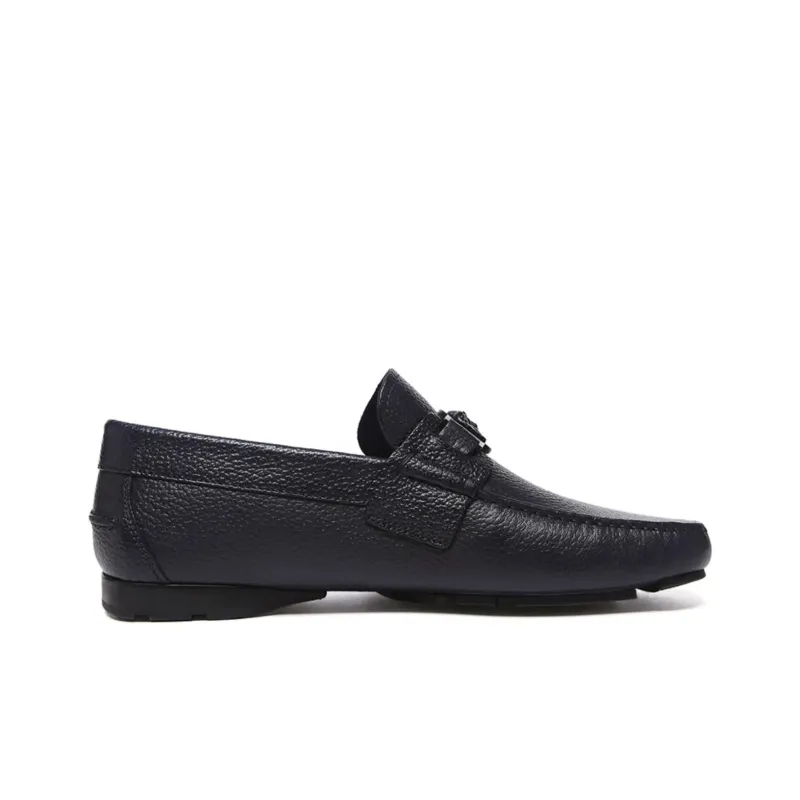 VERSACE Loafers Men's Marine Blue-1