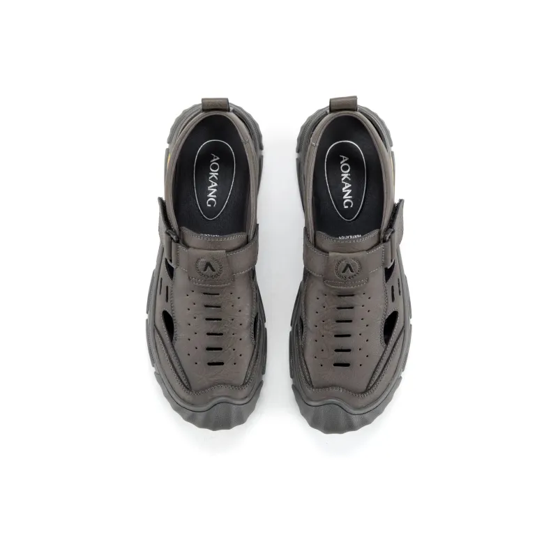 AOKANG River Trekking Shoes Men Dark Brown/Light Brown-7