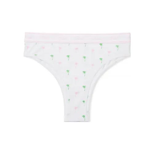 Victoria's Secret PINK LOGO COTTON BRAZILIAN PANTY / Underpants Women's 1 Pack Optical White