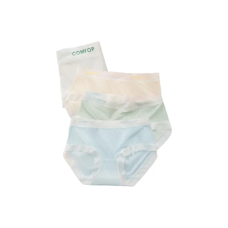 Flowers In Water Underpants Women's 4 Pack-2